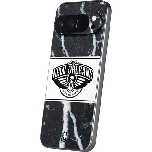 NBA New Orleans Pelicans Marble Pixel 9 Pro XL Skin